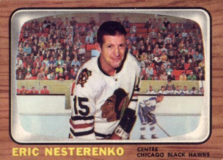 1966 Topps Eric Nesterenko #60 Hockey Card