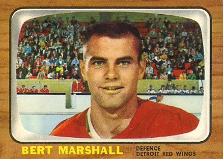 1966 Topps Bert Marshall #51 Hockey Card