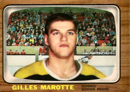 1966 Topps Gilles Marotte #36 Hockey Card