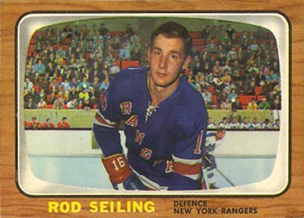 1966 Topps Rod Seiling #22 Hockey Card