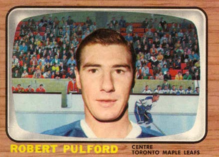 1966 Topps Robert Pulford #19 Hockey Card