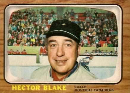 1966 Topps Hector Blake #1 Hockey Card