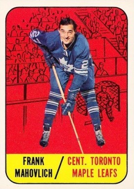 1967 Topps Frank Mahovlich #79 Hockey Card