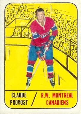 1967 Topps Claude Provost #71 Hockey Card