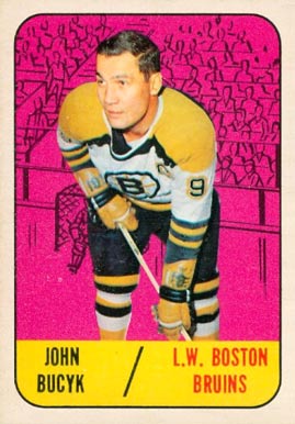 1967 Topps Johnny Bucyk #42 Hockey Card