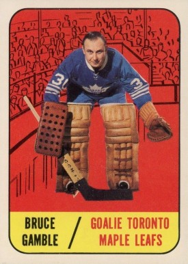 1967 Topps Bruce Gamble #18 Hockey Card