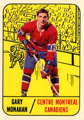 1967 Topps Garry Monahan #8 Hockey Card