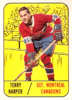 1967 Topps Terry Harper #6 Hockey Card