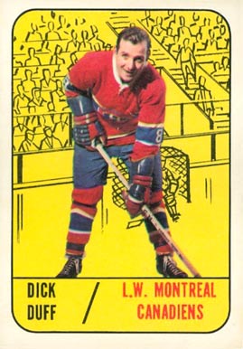 1967 Topps Dick Duff #2 Hockey Card