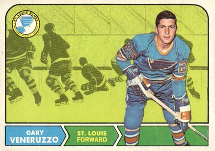 1968 O-Pee-Chee Gary Veneruzzo #119 Hockey Card