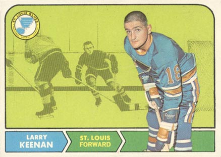 1968 O-Pee-Chee Larry Keenan #115 Hockey Card