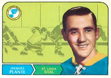 1968 O-Pee-Chee Jacques Plante #181 Hockey Card