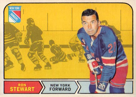 1968 O-Pee-Chee Ron Stewart #168 Hockey Card