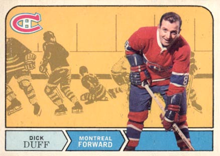 1968 O-Pee-Chee Dick Duff #161 Hockey Card
