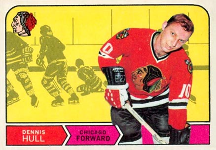 1968 O-Pee-Chee Dennis Hull #153 Hockey Card