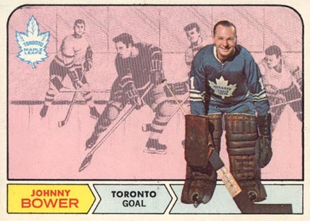 1968 O-Pee-Chee Johnny Bower #122 Hockey Card