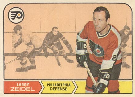 1968 O-Pee-Chee Larry Zeidel #92 Hockey Card