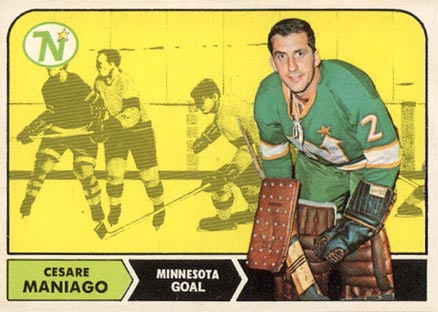 1968 O-Pee-Chee Cesare Maniago #45 Hockey Card