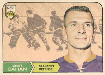 1968 O-Pee-Chee Larry Cahan #35 Hockey Card