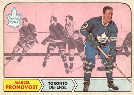 1968 Topps Marcel Pronovost #125 Hockey Card