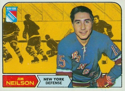 1968 Topps Jim Neilson #70 Hockey Card