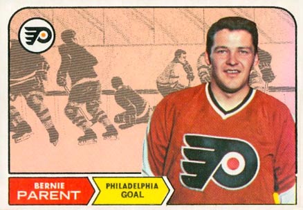 1968 Topps Bernie Parent #89 Hockey Card