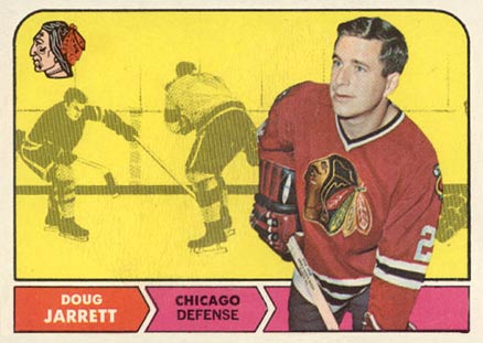 1968 Topps Doug Jarrett #13 Hockey Card