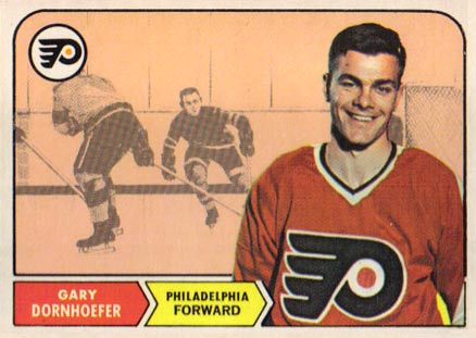 1968 Topps Gary Dornhoefer #94 Hockey Card