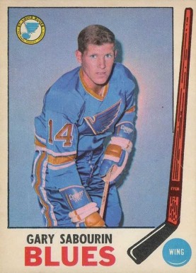 1969 O-Pee-Chee Gary Sabourin #19 Hockey Card