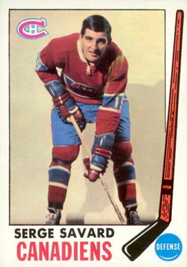 1969 O-Pee-Chee Serge Savard #4 Hockey Card