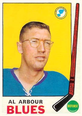 1969 O-Pee-Chee Al Arbour #178 Hockey Card