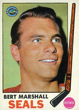 1969 O-Pee-Chee Bert Marshall #80 Hockey Card