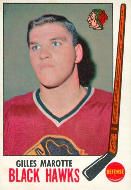 1969 O-Pee-Chee Gilles Marotte #68 Hockey Card