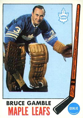 1969 O-Pee-Chee Bruce Gamble #44 Hockey Card