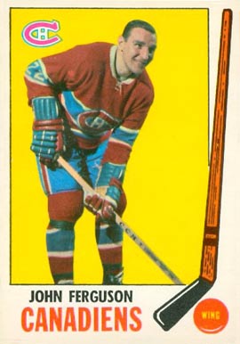 1969 O-Pee-Chee John Ferguson #7 Hockey Card
