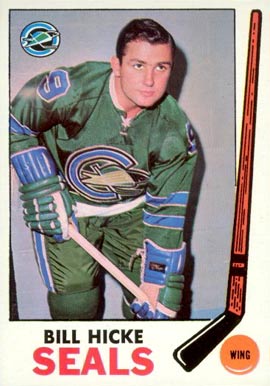 1969 Topps Bill Hicke #84 Hockey Card