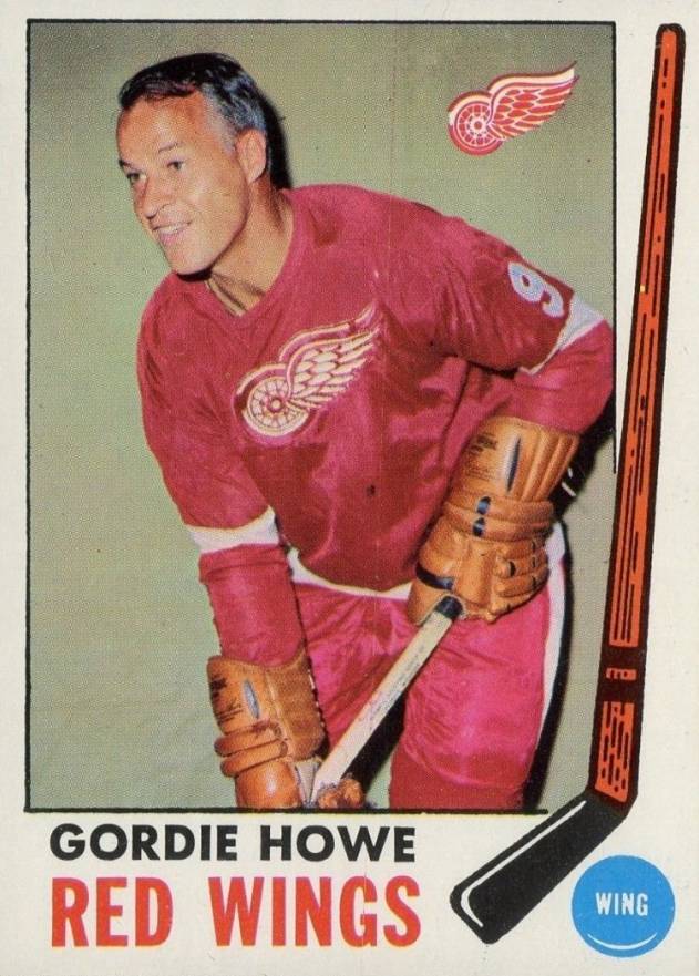 1969 Topps Gordie Howe #61 Hockey Card