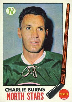 1969 Topps Charlie Burns #129 Hockey Card