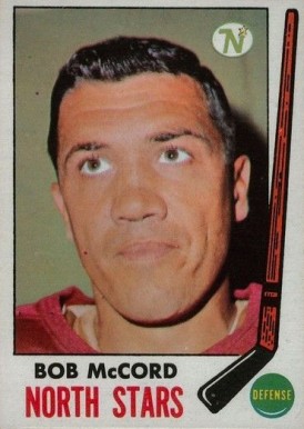 1969 Topps Bob McCord #123 Hockey Card