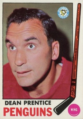 1969 Topps Dean Prentice #115 Hockey Card