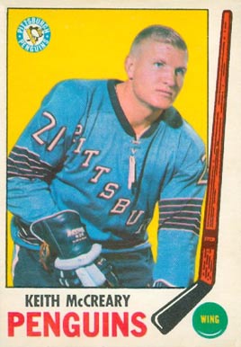 1969 Topps Keith McCreary #114 Hockey Card
