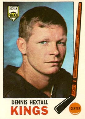 1969 Topps Dennis Hextall #107 Hockey Card