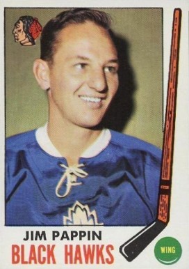 1969 Topps Jim Pappin #73 Hockey Card
