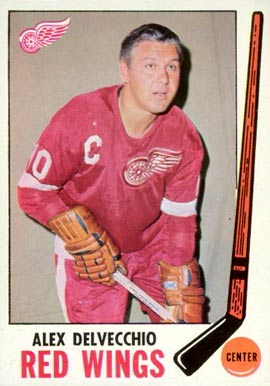 1969 Topps Alex Delvecchio #64 Hockey Card