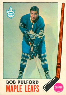 1969 Topps Bob Pulford #53 Hockey Card