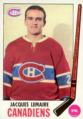 1969 Topps Jacques Lemaire #8 Hockey Card