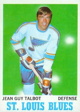1970 O-Pee-Chee Jean-Guy Talbot #100 Hockey Card