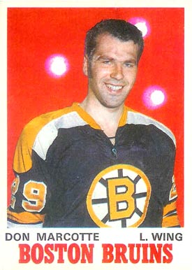 1970 O-Pee-Chee Don Marcotte #138 Hockey Card