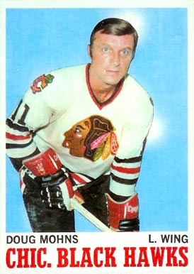 1970 O-Pee-Chee Doug Mohns #16 Hockey Card