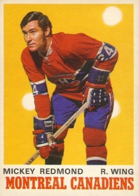 1970 O-Pee-Chee Mickey Redmond #175n Hockey Card